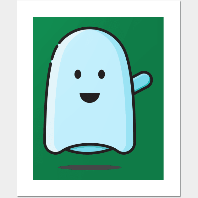 Halloween Ghost Wall Art by Lionti_design